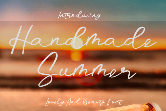 A Handmade Summer Font for Editorial Calm