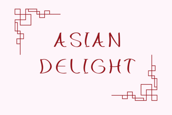 Asian Delight: A Fresh and Friendly Handwritten Font Review