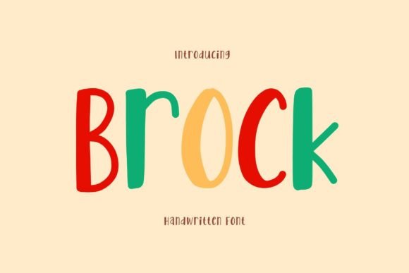 Brock: The Playful Font That Brings Your Products to Life
