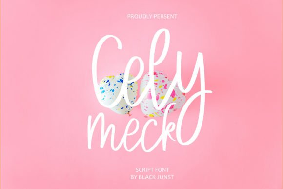 Cely Meck: A Handwritten Font for Crafters and Product Design