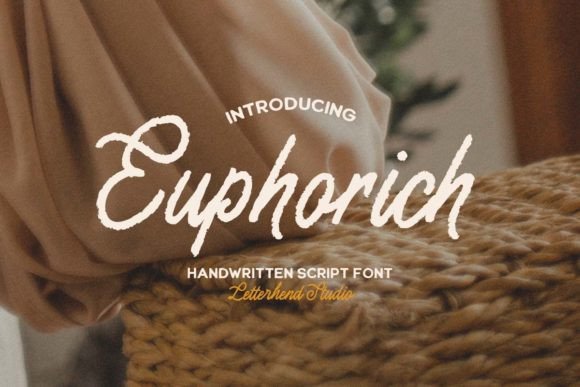 Euphorich: An Organic Script Font That Softens Editorial Layouts