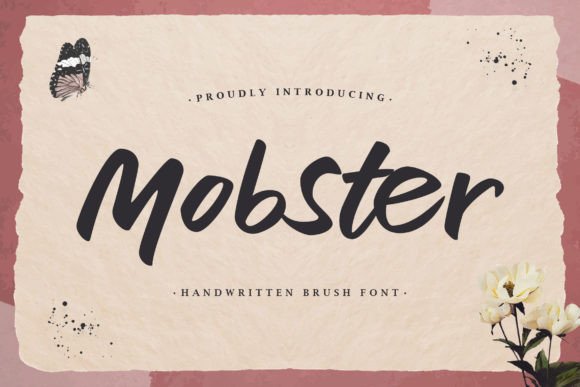 Mobster: An Edgy Brush Font for Building a Bold Brand
