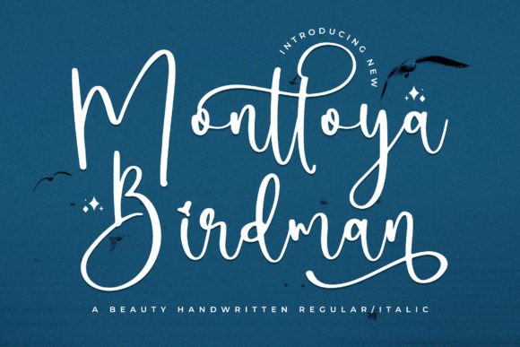 Monttoya Birdman: A Script Font with Dangerous Charm
