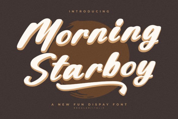 Morning Starboy: A Font for Editorial Elegance