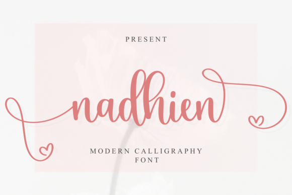 Nadhien: A Script Font for Digital Elegance