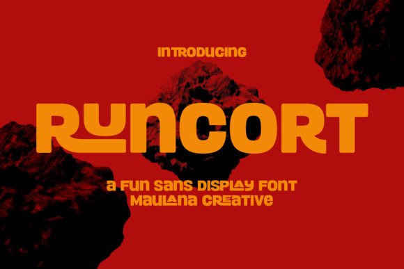 Runcort: A Bold Display Font for Editorial Impact