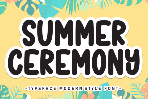 Summer Ceremony: A Flourished Script Font for Boutique Branding