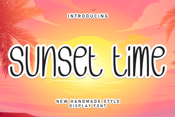 Sunset Time: A Sweet Handwritten Font for Branding