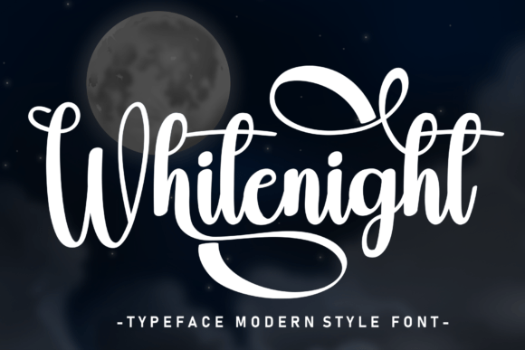 Whitenight: A Sweetly Handwritten Font for Editorial Charm