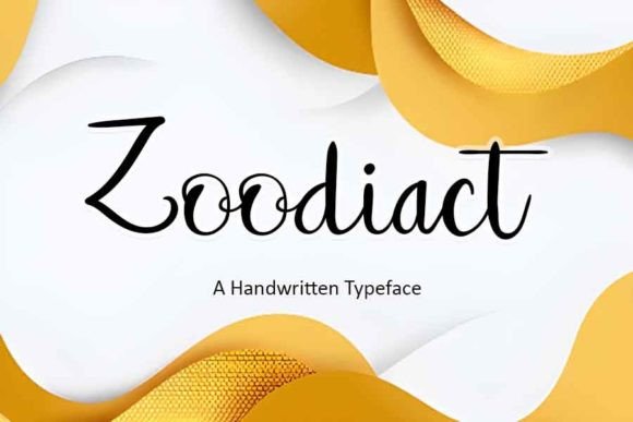 Zoodiact: A Retro Handwritten Font for Makers